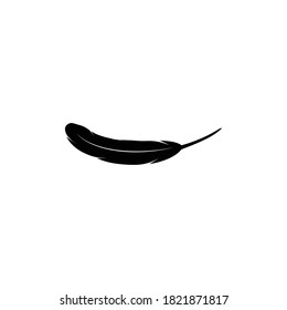 feather logo stock illustration design