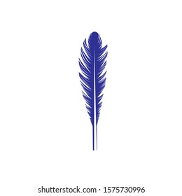 feather logo stock illustrator design