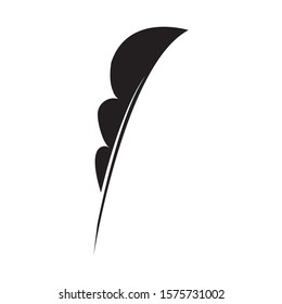 feather logo stock illustrator design