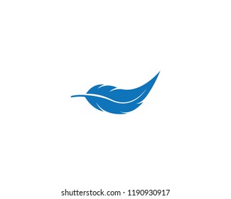 feather logo template