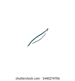 feather logo template vector icon design
