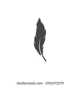 feather logo template vector icon design