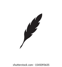 feather logo template vector illustration
