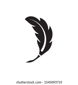 feather logo template vector illustration
