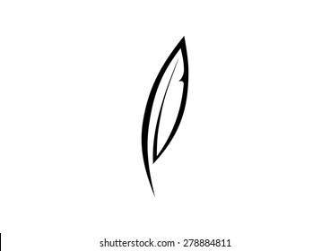 Feather Logo Vector