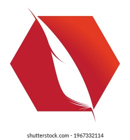 Feather logo. vector feathers for logos, illustrations, and other things that are related to graphic design.