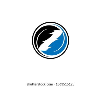 feather logo vector template - Vector