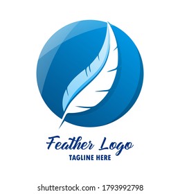 Feather Modern Logo, suitable for journalists or science or printing