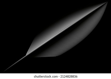 pluma sobre fondo negro