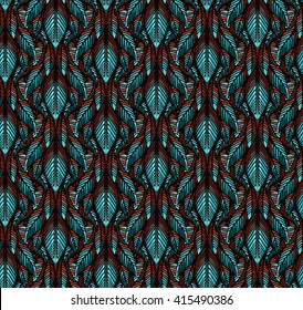 feather pattern