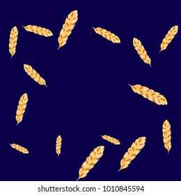 Feather Pattern, bright colorful background, cute and fun decoration. Vector illustration for celebration, party, carnival, festive holiday and Your project.