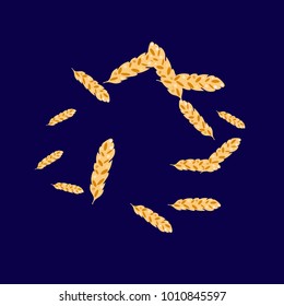 Feather Pattern, bright colorful background, cute and fun decoration. Vector illustration for celebration, party, carnival, festive holiday and Your project.