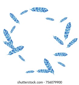 Feather Pattern, bright colorful background, cute and fun decoration. Vector illustration for celebration, party, carnival, festive holiday and Your project. 