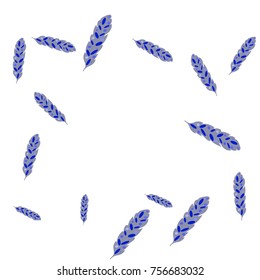 Feather Pattern, bright colorful background, cute and fun decoration. Vector illustration for celebration, party, carnival, festive holiday and Your project.