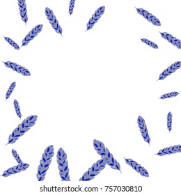 Feather Pattern, bright colorful background, cute and fun decoration. Vector illustration for celebration, party, carnival, festive holiday and Your project.