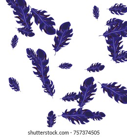 Feather Pattern, bright colorful background, cute and fun decoration. Vector illustration for celebration, party, carnival, festive holiday and Your project.