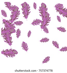 Feather Pattern, bright colorful background, cute and fun decoration. Vector illustration for celebration, party, carnival, festive holiday and Your project.
