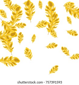 Feather Pattern, bright colorful background, cute and fun decoration. Vector illustration for celebration, party, carnival, festive holiday and Your project.
