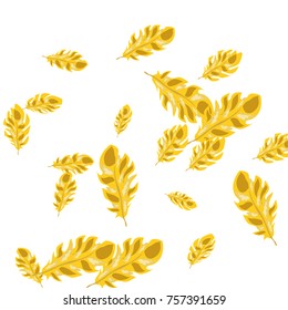 Feather Pattern, bright colorful background, cute and fun decoration. Vector illustration for celebration, party, carnival, festive holiday and Your project.