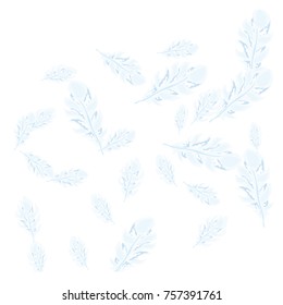 Feather Pattern, bright colorful background, cute and fun decoration. Vector illustration for celebration, party, carnival, festive holiday and Your project.