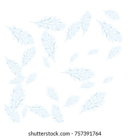 Feather Pattern, bright colorful background, cute and fun decoration. Vector illustration for celebration, party, carnival, festive holiday and Your project.