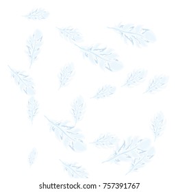 Feather Pattern, bright colorful background, cute and fun decoration. Vector illustration for celebration, party, carnival, festive holiday and Your project.