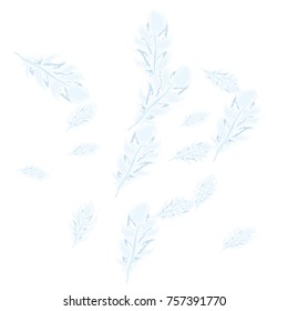 Feather Pattern, bright colorful background, cute and fun decoration. Vector illustration for celebration, party, carnival, festive holiday and Your project.