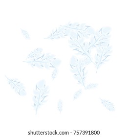 Feather Pattern, bright colorful background, cute and fun decoration. Vector illustration for celebration, party, carnival, festive holiday and Your project.