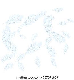 Feather Pattern, bright colorful background, cute and fun decoration. Vector illustration for celebration, party, carnival, festive holiday and Your project.
