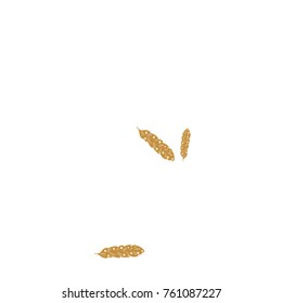 Feather Pattern, bright colorful background, cute and fun decoration. Vector illustration for celebration, party, carnival, festive holiday and Your project.