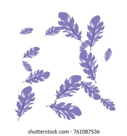 Feather Pattern, bright colorful background, cute and fun decoration. Vector illustration for celebration, party, carnival, festive holiday and Your project.