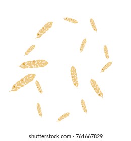 Feather Pattern, bright colorful background, cute and fun decoration. Vector illustration for celebration, party, carnival, festive holiday and Your project.