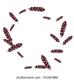 Feather Pattern, bright colorful background, cute and fun decoration. Vector illustration for celebration, party, carnival, festive holiday and Your project.