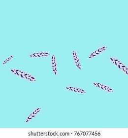 Feather Pattern, bright colorful background, cute and fun decoration. Vector illustration for celebration, party, carnival, festive holiday and Your project.