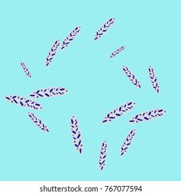 Feather Pattern, bright colorful background, cute and fun decoration. Vector illustration for celebration, party, carnival, festive holiday and Your project.