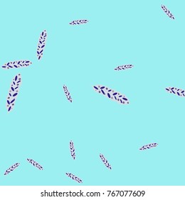 Feather Pattern, bright colorful background, cute and fun decoration. Vector illustration for celebration, party, carnival, festive holiday and Your project.