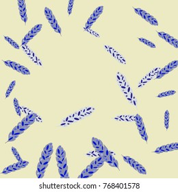 Feather Pattern, bright colorful background, cute and fun decoration. Vector illustration for celebration, party, carnival, festive holiday and Your project.
