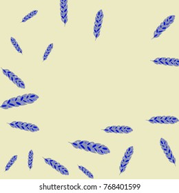 Feather Pattern, bright colorful background, cute and fun decoration. Vector illustration for celebration, party, carnival, festive holiday and Your project.