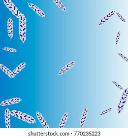 Feather Pattern, bright colorful background, cute and fun decoration. Vector illustration for celebration, party, carnival, festive holiday and Your project.