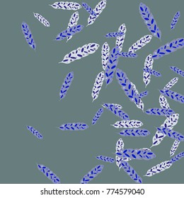 Feather Pattern, bright colorful background, cute and fun decoration. Vector illustration for celebration, party, carnival, festive holiday and Your project.