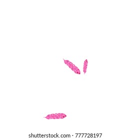 Feather Pattern, bright colorful background, cute and fun decoration. Vector illustration for celebration, party, carnival, festive holiday and Your project.