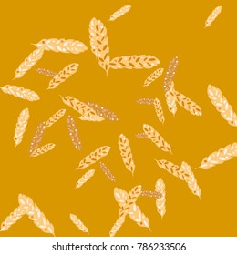 Feather Pattern, bright colorful background, cute and fun decoration. Vector illustration for celebration, party, carnival, festive holiday and Your project.