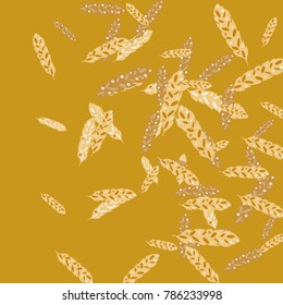 Feather Pattern, bright colorful background, cute and fun decoration. Vector illustration for celebration, party, carnival, festive holiday and Your project.