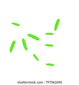Feather Pattern, bright colorful background, cute and fun decoration. Vector illustration for celebration, party, carnival, festive holiday and Your project.
