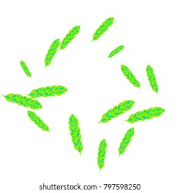 Feather Pattern, bright colorful background, cute and fun decoration. Vector illustration for celebration, party, carnival, festive holiday and Your project.