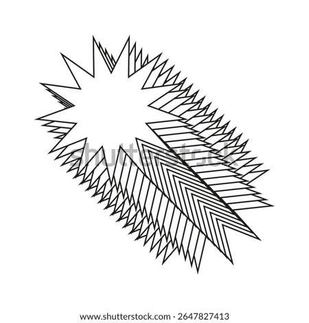 Feather pattern design. Plume decorative element. Vector ornamental motif. Natural texture artwork.