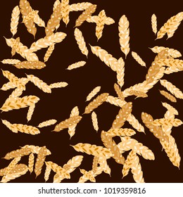 Feather pattern. Vector