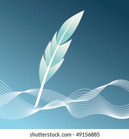 feather pen