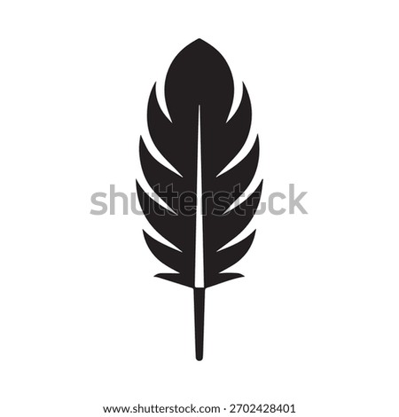 Feather Pen With Crown Emblem Representing Prestige Authority and Creative Nobility