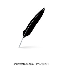 Feather pen icon